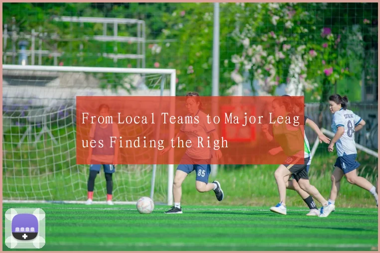 From Local Teams to Major Leagues Finding the Righ